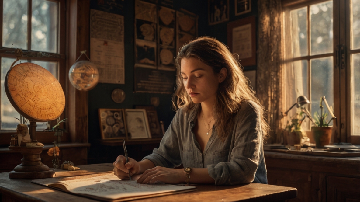 Nocne niebo z gwiazdami